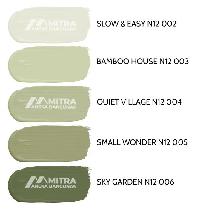 Senja_Craft Cat Tembok Avitex Interior 5 Kg / Avian N12 Sage Green