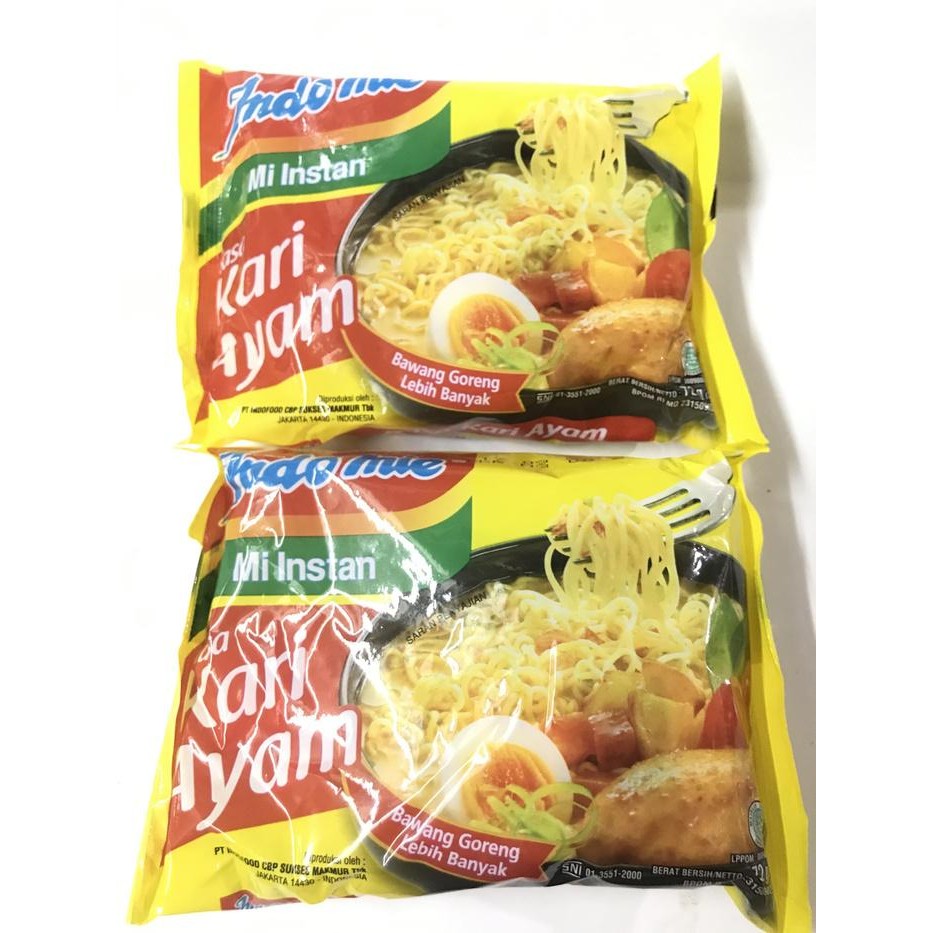 

INDOMIE KARI AYAM (1 DUS 40 PCS) [GOJEK / GRAB ONLY]