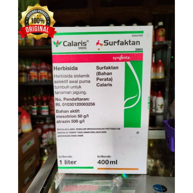 Paket Herbisida Jagung CALARIS 550 SC - 1 Liter BONUS KAOS