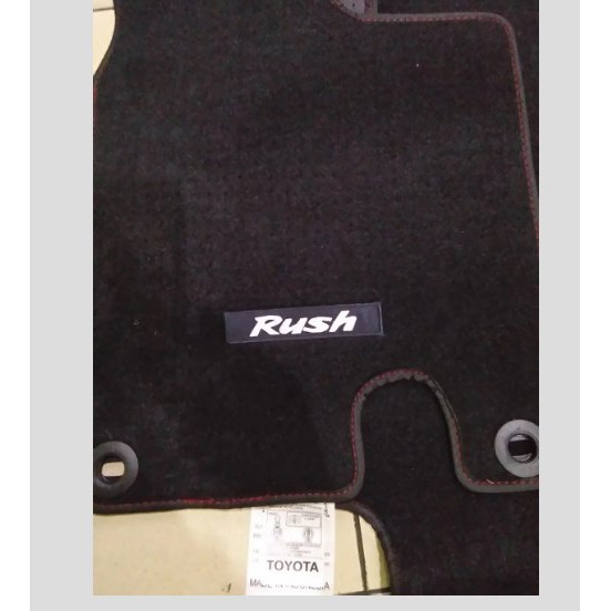 karpet lantai Bludru toyota rush original