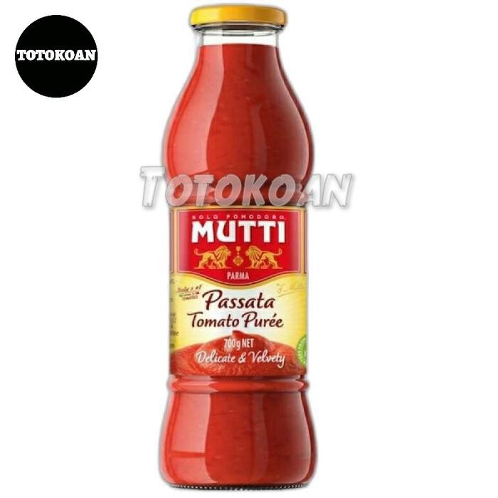 

Kualitas No1 Mutti Passata Tomato Pure Delicate & Velvety Sauce 700 Gr