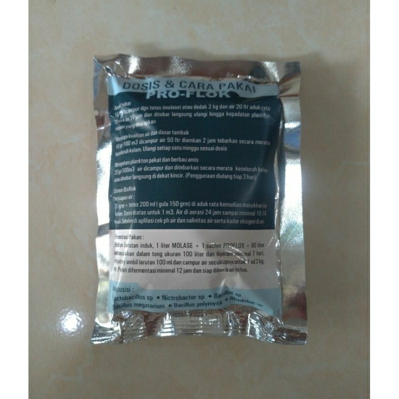 lok 100 Gram Protik ikan Lactobacillus Nitrobacter sp Bakteri Starter Kolam flok Penjernih Air