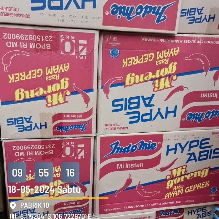 

Ready Indomie Goreng Geprek-1Dus Isi 40Pcs Instan Food