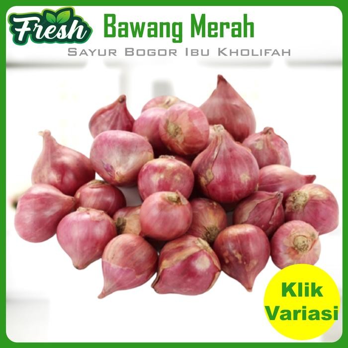 

TodayFre3sH- Bawang Merah Brebes Besar 100-500gram Bumbu Dapur Sayuran Segar Bogor