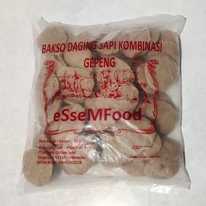 

BeliSkrg,KirimHariini- Baso Sapi Gepeng eSseM Food/Frozen Food/Makanan Beku