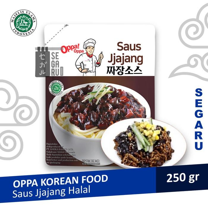 

TodayFre3sH- OPPA Saus Jjajang Pasta Kedelai Hitam Saus jajangmyeon Halal 250 gram