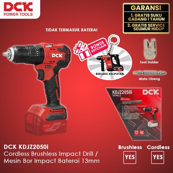 DCK KDJZ2050i Cordless Brushless Impact Drill / Mesin Bor Impact *