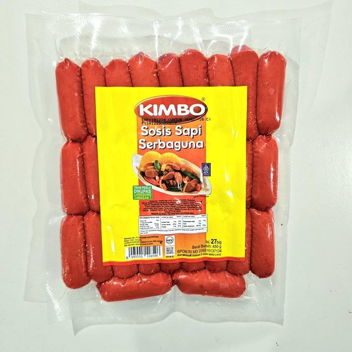 

BeliSkrg,KirimHariini- KIMBO sosis sapi serbaguna cocktail merah 27s
