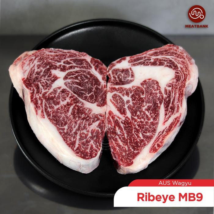 

BeliSkrg,KirimHariini- MEATBANK RIBEYE WAGYU MB9 Daging Sapi Aussie Beef Steak Rib Eye MB 9