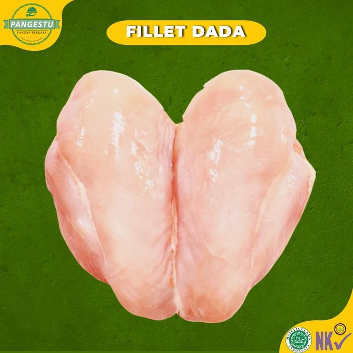 

BeliSkrg,KirimHariini- Daging dada ayam fillet Boneless (Tanpa Kulit) - 1Kg