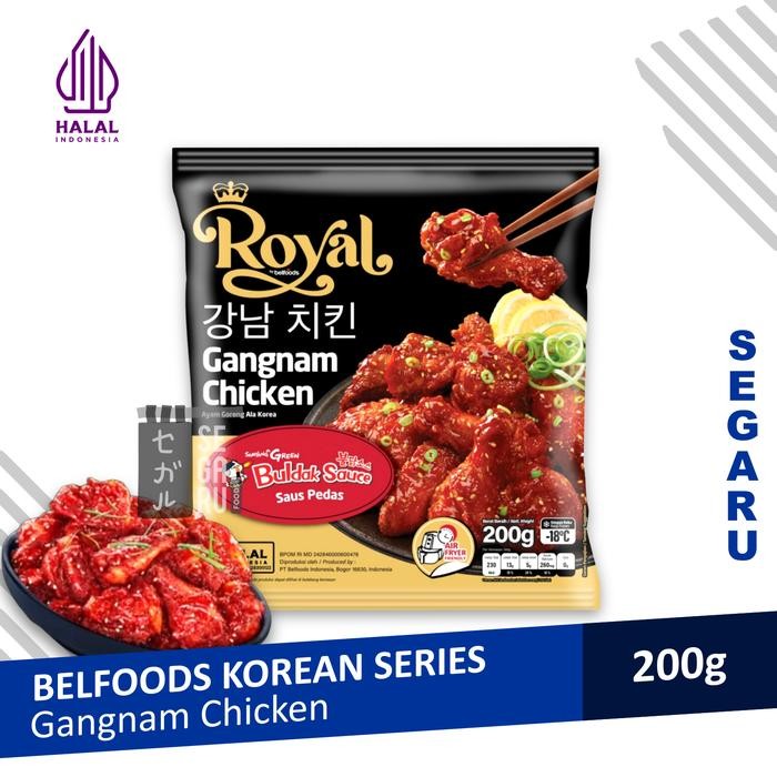

BeliSkrg,KirimHariini- BELFOODS Royal Korean Series Gangnam Chicken / Itaewon Chicken 200gr