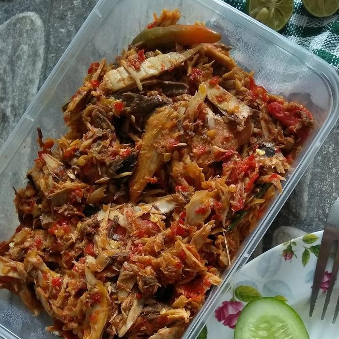 

PastikanDikirimLgsg- cakalang pampis 450g ikan suwir cakalang khas manado