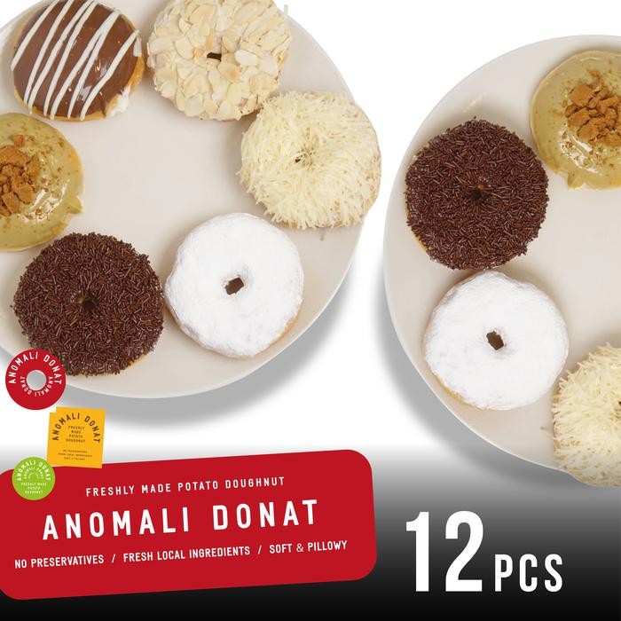 

PastikanDikirimLgsg- Anomali Coffee Paket Donat 12 Pcs