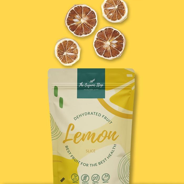 

PastikanDikirimLgsg- TheOrganicStop Dehydrated Dried Fruit Lemon Sliced Buah Iris Kering