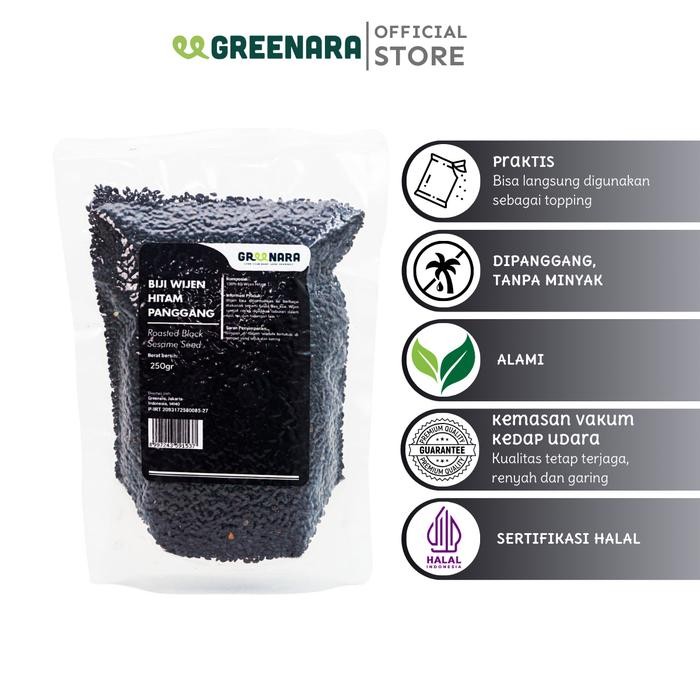

PastikanDikirimLgsg- Wijen Hitam Panggang 250gr / Roasted Black Sesame Seed