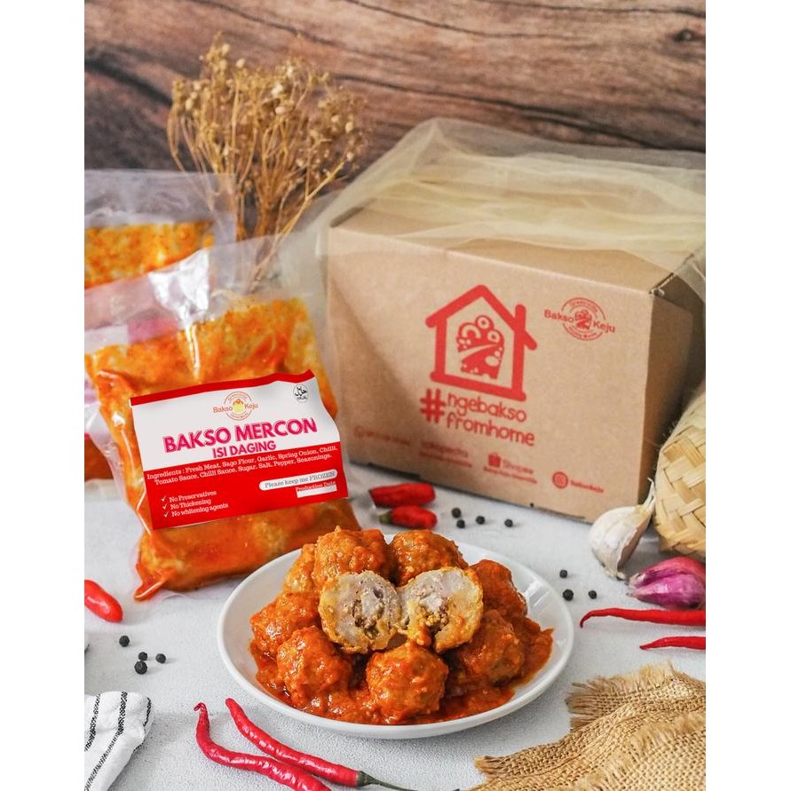 

PastikanDikirimLgsg- Bakso Sapi Mercon Isi Daging Pedas Gilak