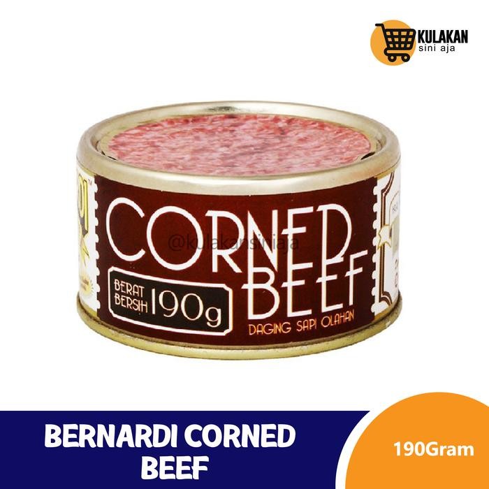 

PastikanDikirimLgsg- Bernardi Corned Beef 190 Gram - Daging Korned Sapi