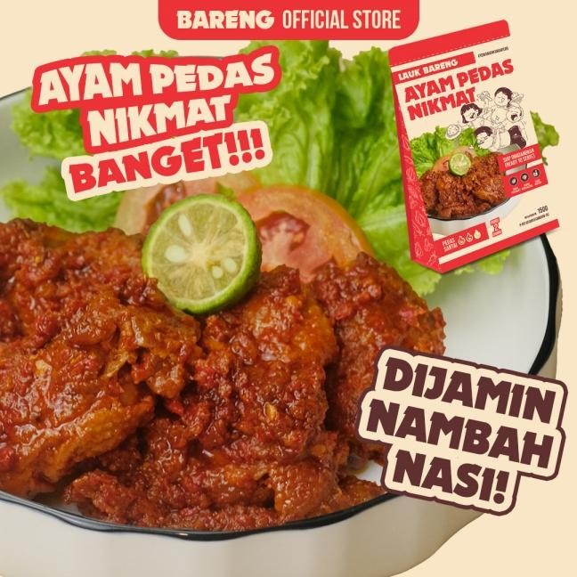 

PastikanDikirimLgsg- Lauk Bareng Ayam Pedas Nikmat / Ayam Bumbu Rujak / Ayam Pedas