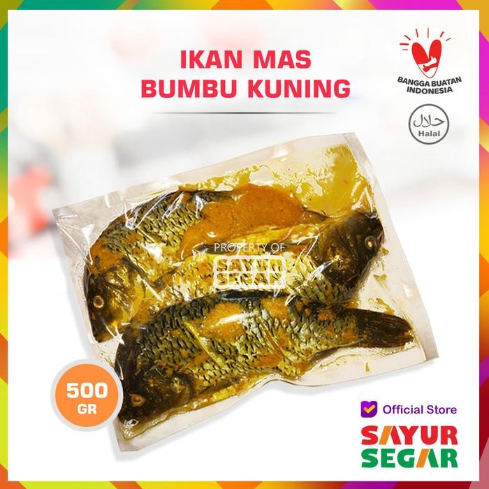 

PastikanDikirimLgsg- IKAN MAS BUMBU KUNING [500g] SIAP MASAK
