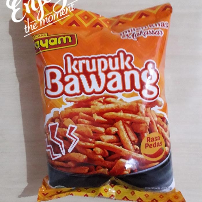 

PastikanDikirimLgsg- Krupuk bawang cap Ayam kemasan 450 gram dari kota Makassar