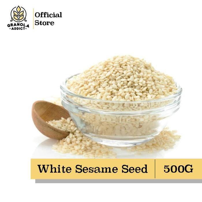 

PastikanDikirimLgsg- White Sesame Seed / Wijen Putih - 500Gr