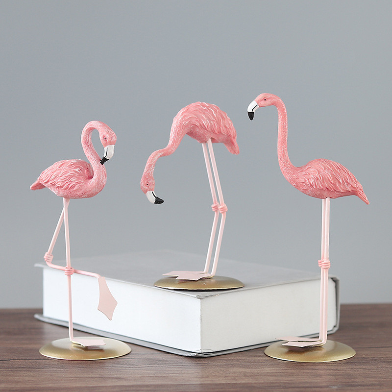 (PJ-04) PAJANGAN FLAMINGO / PAJANGAN MEJA FLAMINGO / DEKORASI KAMAR / PATUNG FLAMINGO / FIGURE