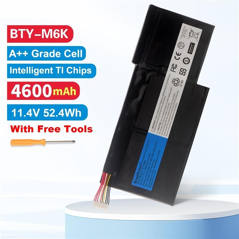 Top BTY-M6K Laptop Battery for MSI MS-17B4 MS-16K3 GF63 Thin 8RD 8RC GF75 Thin 3RD 8RC 9SC GF65 Thin