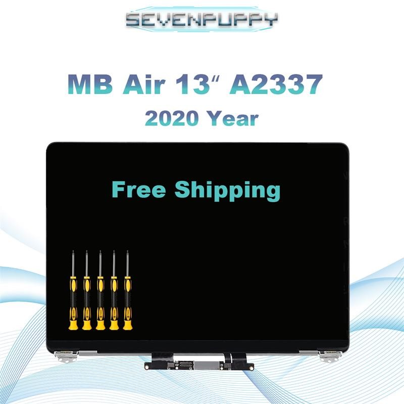 Top ( SEVEN PUPPY )LCD Screen Replacement For MacBook Air 13" M1 A2337 2020 Year Full Display Assemb