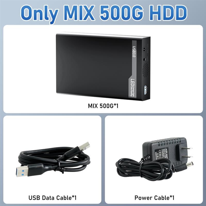 Top: 500G Game HDD Launchbox&Retrobat&Playnite System Game Console with 38200+Retro/PC Games for