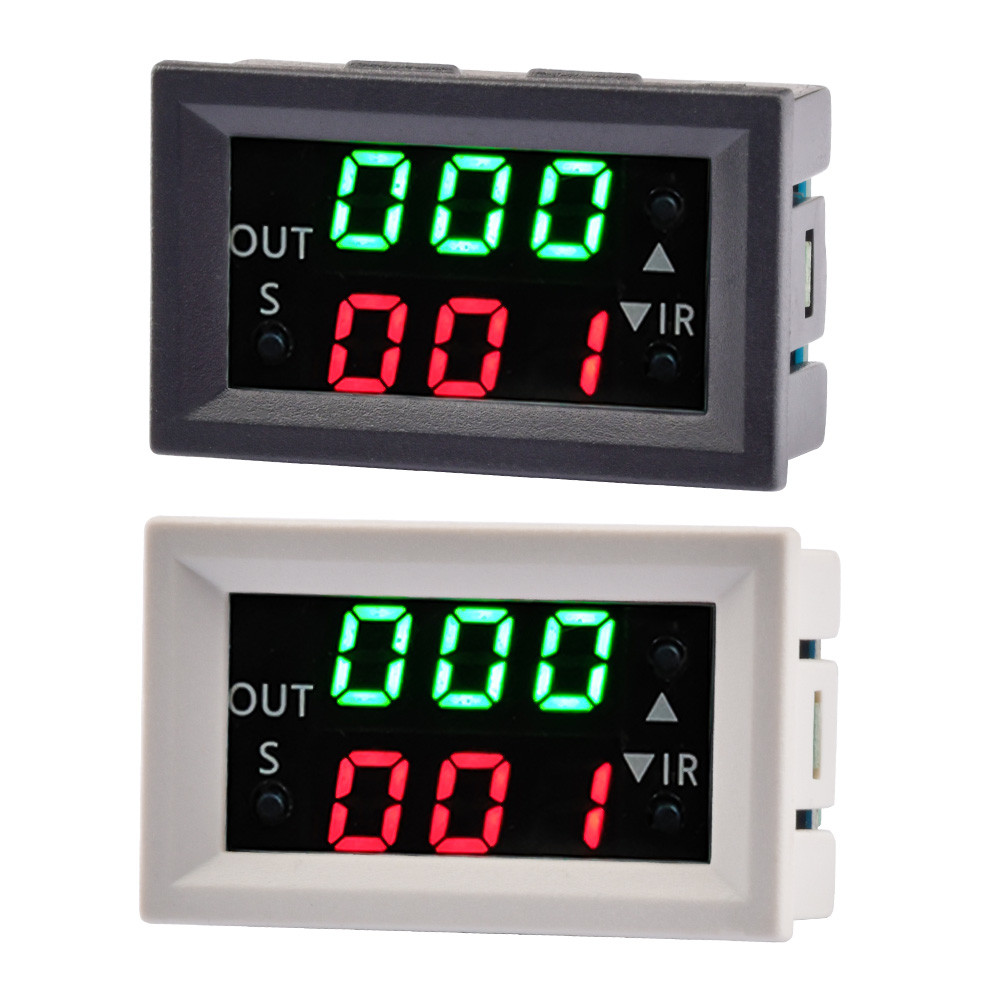 T2401-N 12V Delay Double Display Digital Time Relay Module LED Display Digital Time Delay Relay Cycl