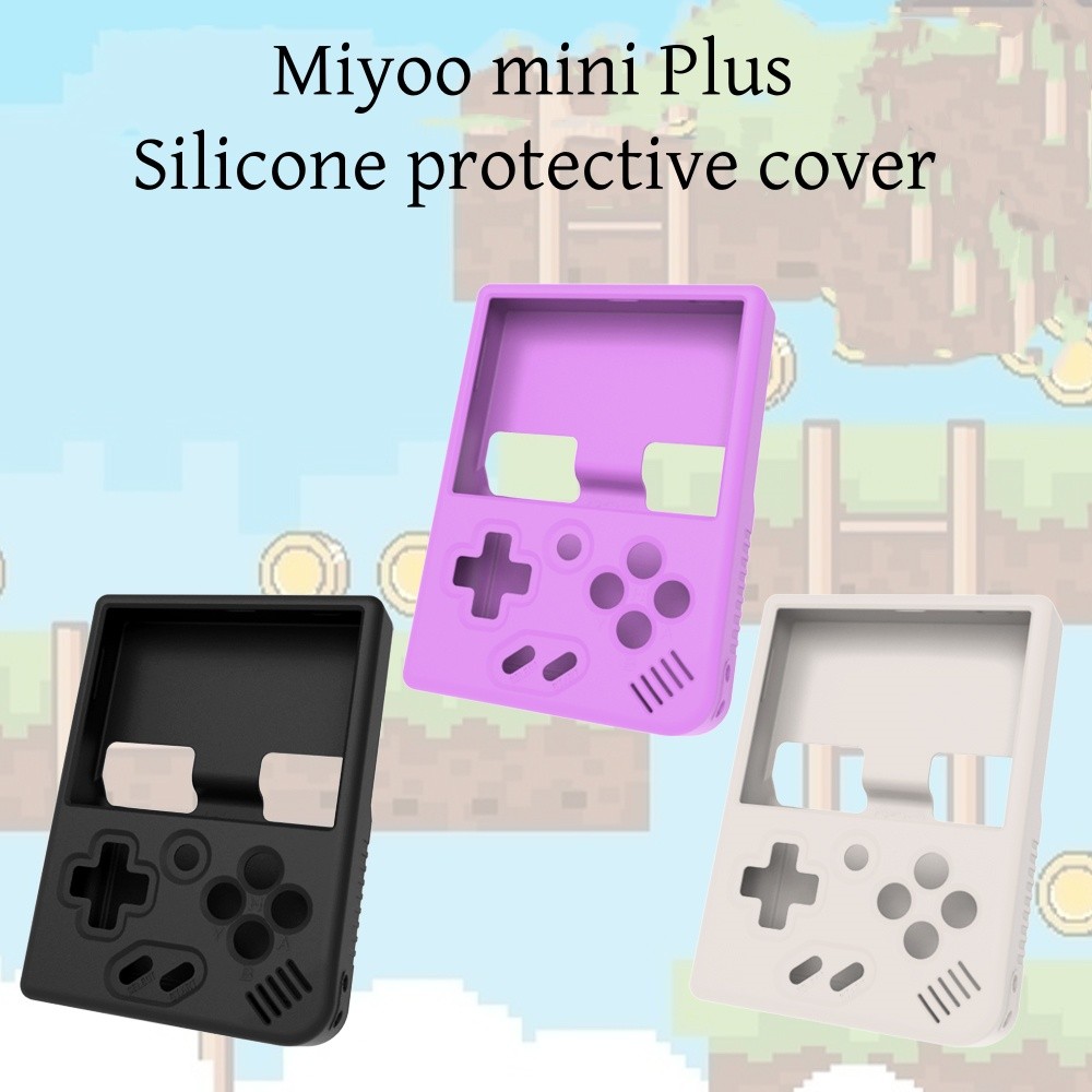 Portable Handhled Miyoo Mini+ Case Silicone Protective Cover Miyoo Mini Plus Shell Anti Fall Measure