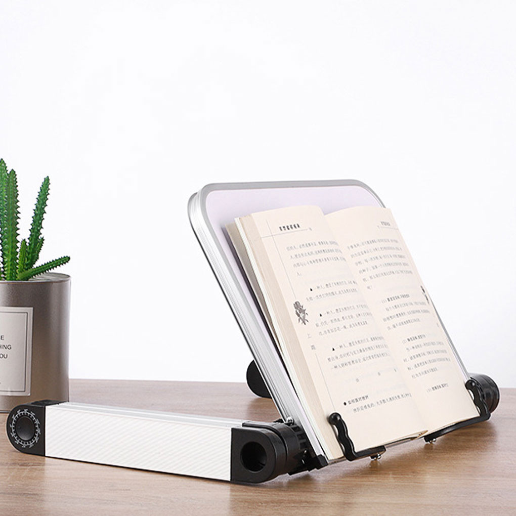 Foldable Reading Book Holder 360° Rotatable Stand For Easy Viewing Reading Holder Desk Book Stand wh