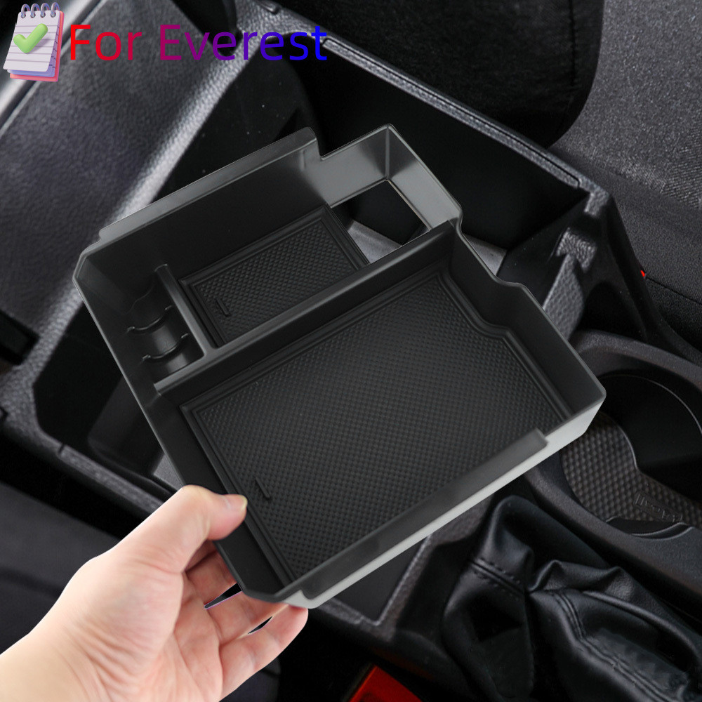 Armrest Box Storage for Ford Everest Ranger 2023+ ABS Car Stowing Tidying Tidying Container Holder O