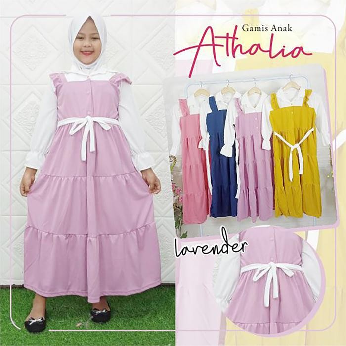 Gharim- Gamis Anak Athalia Gogofashion 661 Baju Muslim Dress