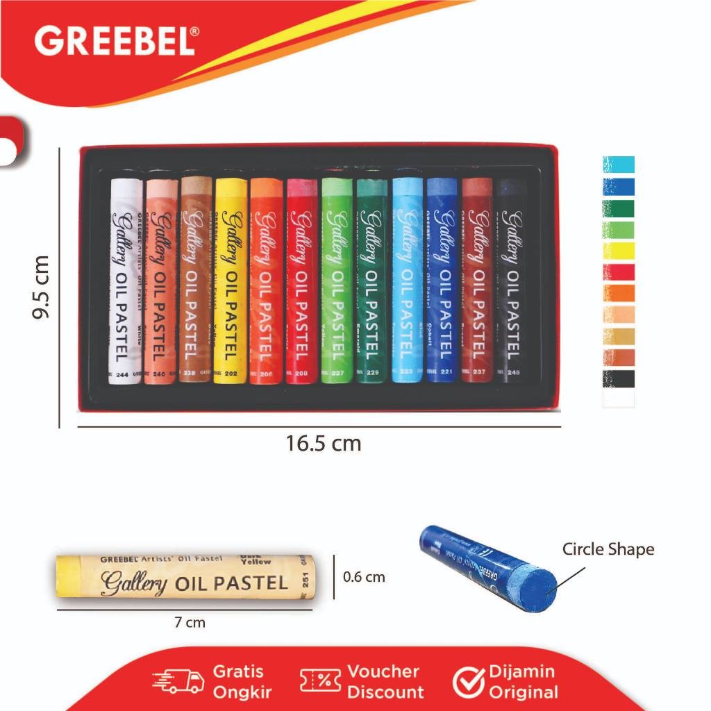 

EBEL Crayon Artist 12 Warna / Krayon Artist Pastel 12 Warna / Crayon ebel