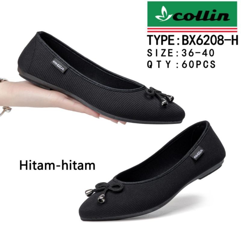 62 COLLIN/ SEPATU KARET SHOES WANITA MOTIF PITA KECIL SIZE 36- 40