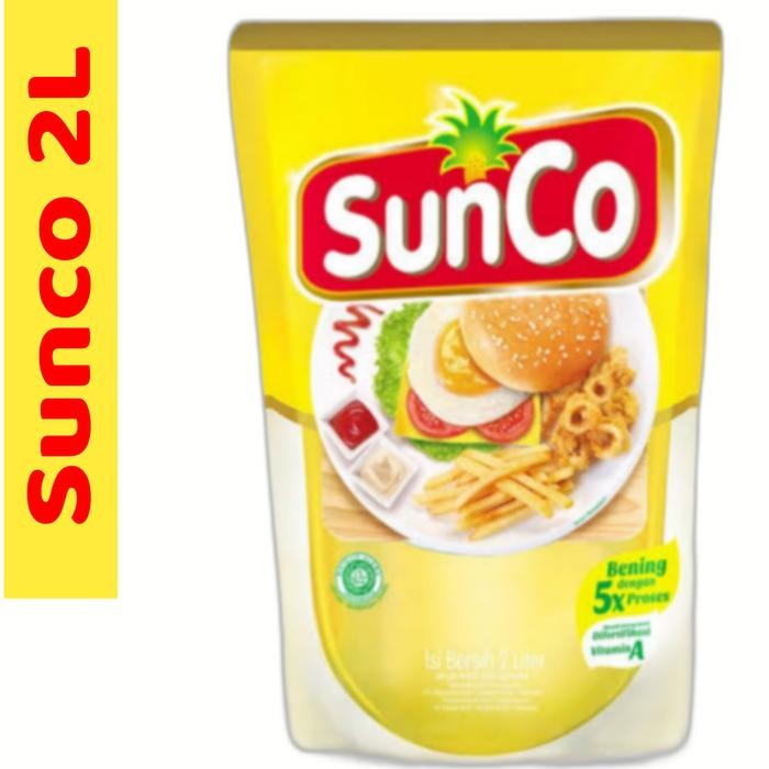 

New minyak goreng sunco 2liter refil