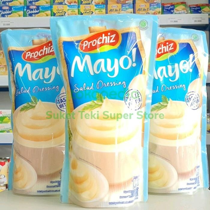 

New Prochiz Mayo Salad Dressing Mayonaise 1kg / 1 Liter Pouch Refill