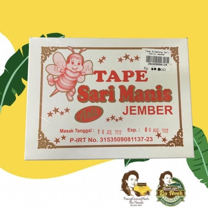 

TAPE SINGKONG SARI MANIS JEMBER