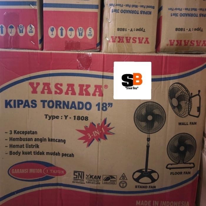 Kipas angin besi Tornado Yasaka 18 inch/Y-1808/3in1
