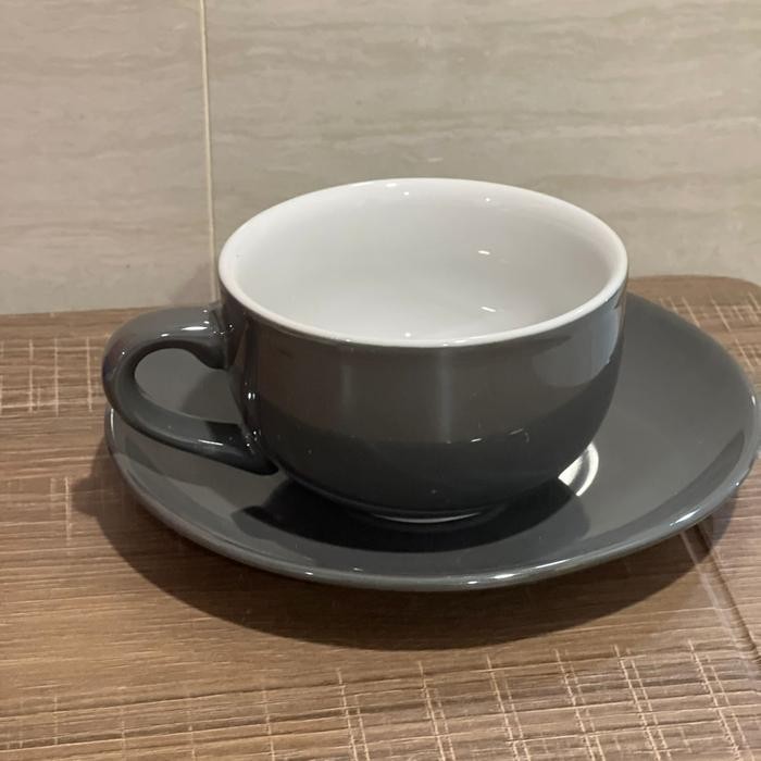 Gelas kopi keramik cappucino 250ml Latte - cangkir cup espresso cafe