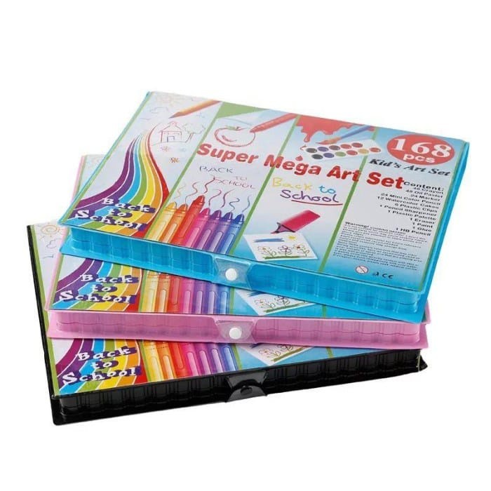 

Crayon 168 PCS Set Alat Gambar Alat Tulis & Lukis Menggambar Melukis