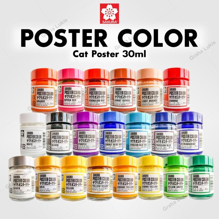 

Cat Poster - SAKURA POSTER COLOURS 30ML