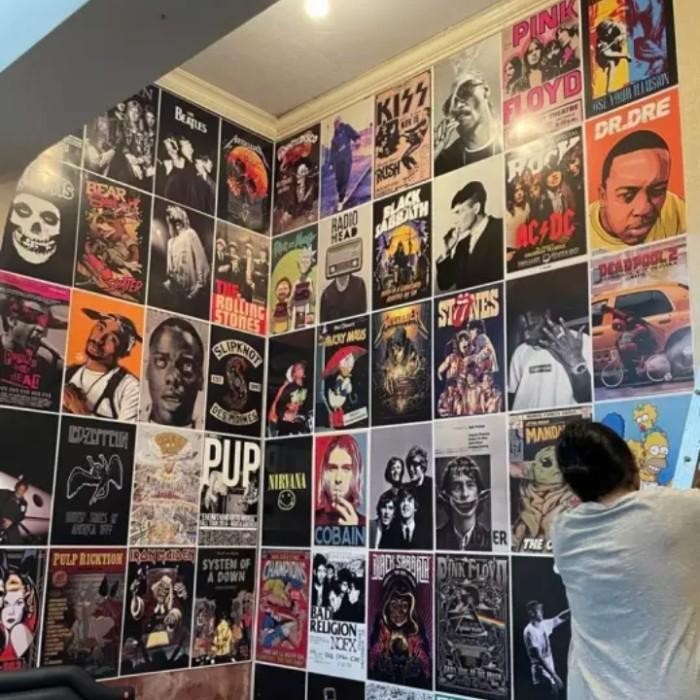 

PROMO! POSTER CUSTOM A3+/CETAK POSTER BAND RETRO!!! Satuan