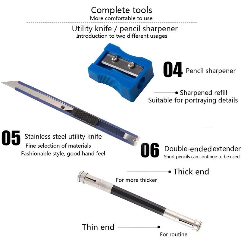 

Nyoni Dr Pencil Gambar Set 29pcs Metal Tin Box Pensil Gambar Lukis Sketsa Lengkap Paket