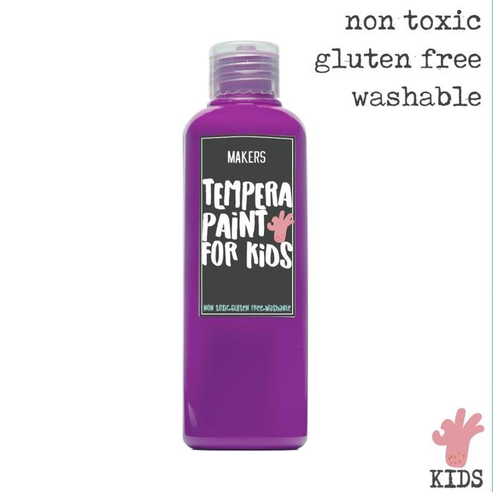 

TERBARU! Purple Tempera Washable Paint for Kids by MAKERS 250ml