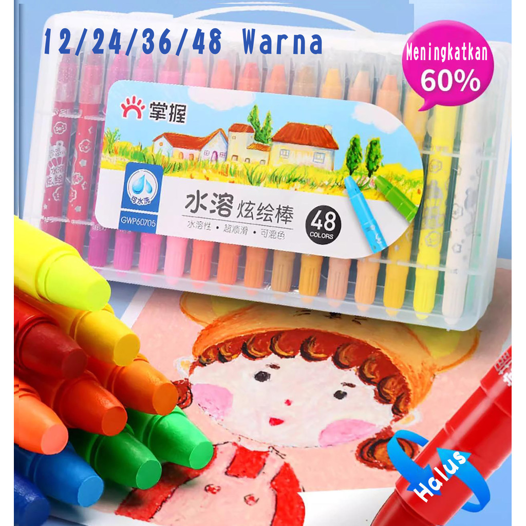 

Master Krayon / Larut Dalam Air Larut Dalam Air / Krayon /krayon Warna Pmen Guas Beutar Tangan Anti