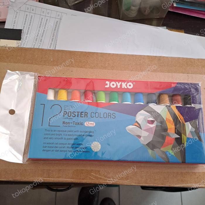 

Cat Poster Joyko TiTi 12 warna/Poster Colors 12ml
