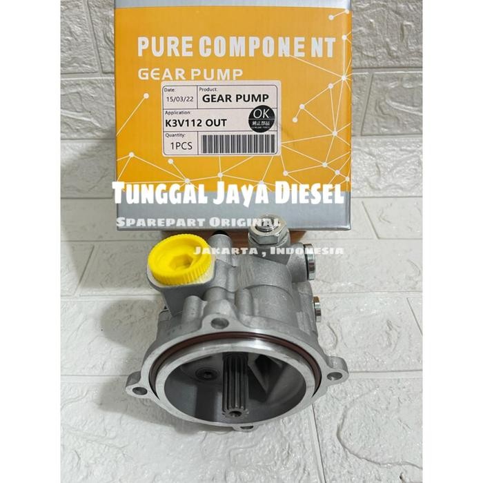 Change Cas Gear Pump Volvo EC210B EC210 B CasPump K3V112 IMPORT