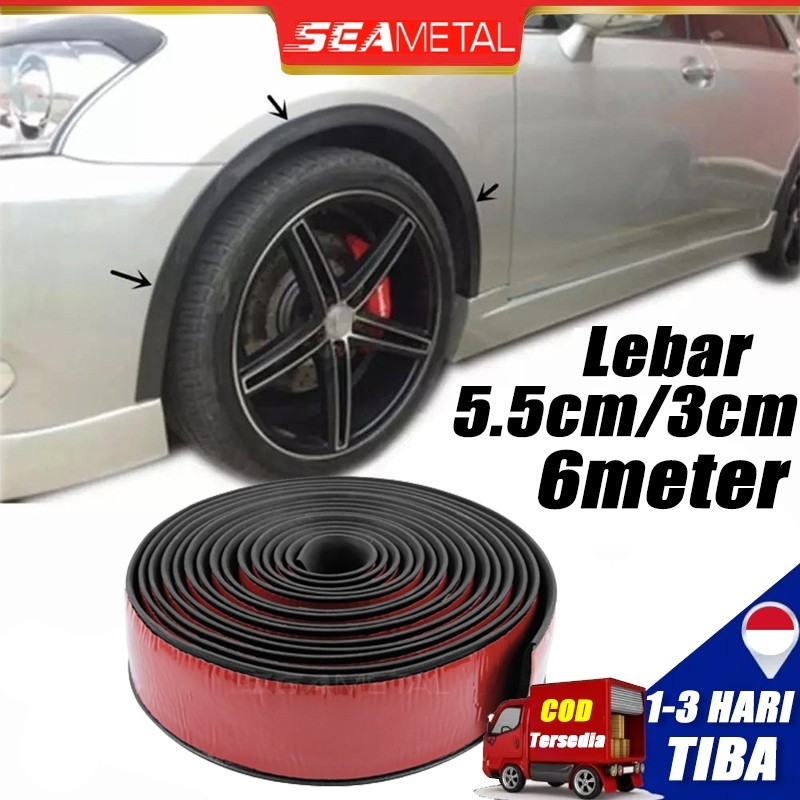 ORIGINAL SEMAETAL Stiker Pelindung Fender Mobil Karet Pelindung Karet Fender Mobil Universal